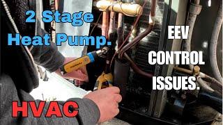 Heat Pump struggles in second stage. #hvac