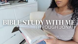 BIBLE STUDY WITH ME Through Jonah  How I bible study & grow closer to God! 