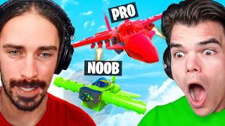 NOOB vs. PRO Build Battle In Trailmakers...