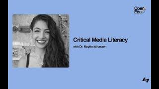 Critical Media Literacy with Dr. Maytha Alhassen