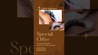  Get  Lash Extensions at Luxe Brow Clinic – Ghansoli’s beauty destination.