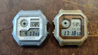 Casio Royale metal case comparison, SKXMOD/Kraniodesign