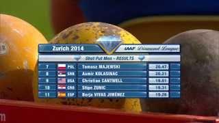 Zurich 2014: Men's Shot Put | Top 3