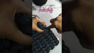 Ponto Puff, aprenda esse ponto e faça lindas bolsas em crochê.