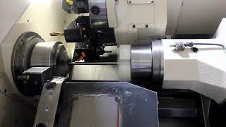 Grooving and using sub spindle on Okuma Lathe (CRASH)