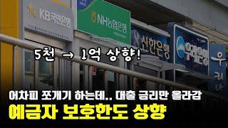 예금자 보호 1억 원 상향… 혜택은 1%, 피해는 전 국민? 저축은행 살리기..