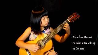 Suzuki Guitar Vol 1 - Meadow Minuet played by Abby Loh (6)