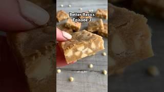 How to make the best soft & chewy blondies  #easyrecipe #shorts