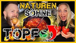 Outdoor Kochen Naturensöhne Topf VEGAN | NACHGEKOCHT | Basti und Diana