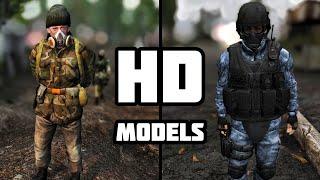 HD Models - Loners, Clear Sky, Bandits, Mercenaries - Stalker Anomaly Addon Showcase