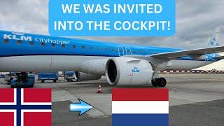 TRIP REPORT | FIRST TIME FLYING WITH A BABY | KLM CITYHOPPER(ECONOMY CLASS) | STAVANGER TO AMSTERDAM