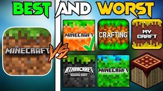 Playing 50 BEST AND WORST Minecraft Clone Games!...