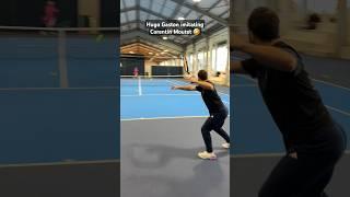  Hugo Gaston imitating Corentin Moutet #tennis   Saison 2 avec Boulogne-sur-Mer en Pro B dispo