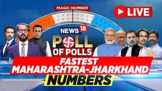 LIVE: Maharashtra Elections Opinion Poll 2024 | Jharkhand Opinion Poll 2024 | Exit Polls 2024 | N18L