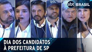 Confira como foi o dia dos candidatos à Prefeitura de São Paulo | SBT Brasil (20/08/24)