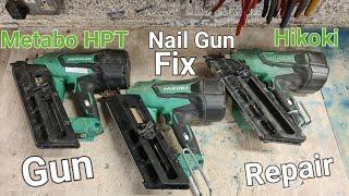 Repairing a bunch of Hikoki and Metabo HPT NR1890DC nails guns. Problem is, they won't fire nails