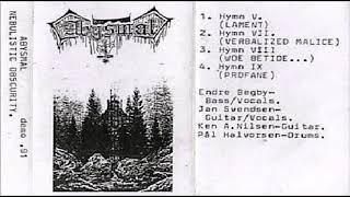 Abysmal [NOR] [Raw Black/Doom] 1991 - Nebulistic Obscurity (Full Demo)