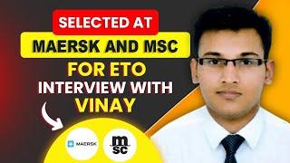 How I cleared Maersk and MSC sponsorship for ETO? ft. Vinay