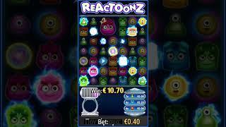Big Win on Reactoonz!