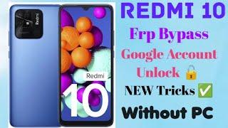 Redmi 10,10C Frp Bypass/Redmi 10 10C Google Account Unlock/MiUI 14/ New Update 2025/ Without PC