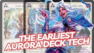 Way Too Early Aurora Deck Tech | Flesh and Blood | Rosetta