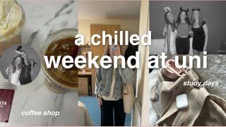 weekend in my life at university | studying, friends, romanticising autumn