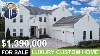 LUXURY HOME TOUR | $1,390,000 | SOLD | Central Florida Modern Luxury Pool Home | Move to Orlando