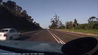 Dangerous driver - LD 87 XK GP - Dashcam - Nearly head on collision