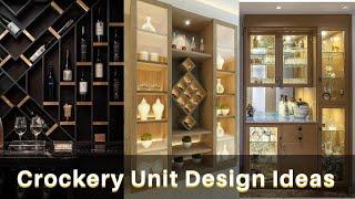 Latest Crockery Unit Designs Ideas | Crockery Unit Designs In Dining Room | Jv Interior