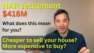 NAR settlement effect on commissions?