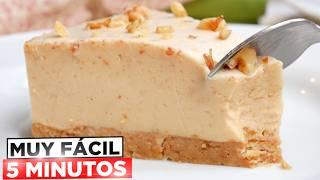 TARTA de NAVIDAD de Turrón y Nata Fácil y Deliciosa (5 MINUTOS y Sin Horno)