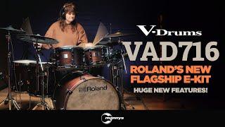 First Look: Roland V-Drums VAD716 - A Digital Snare with a Strainer! 