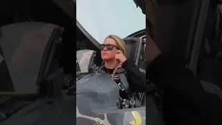 Viper ACE16 || female pilot demo flying. #airforce #airdrop #airshow2024 #armedforces #viralshorts