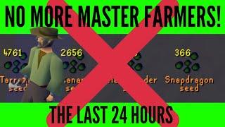 Loot from 168 hours at Master Farmers - OSRS LOOT video - 70m/100m xp