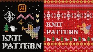 [Illustrator] Making knitting patterns