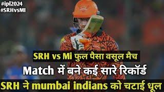 Thrilling SRH vs MI 2024 IPL Match Summary