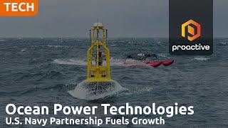 Ocean Power Technologies Advances Autonomous Maritime Technology in U.S. Navy Project Overmatch