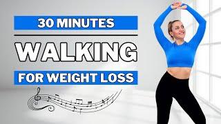 30 Min STEADY STATE DANCE WALKING for WEIGHT LOSSNO JUMPINGExercise to the Beat