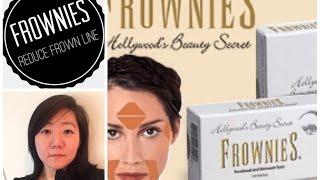 FROWNIES Reduce Frown Lines Wrinkles Facial Pads Forehead & Btw Eyes | effortlessruth