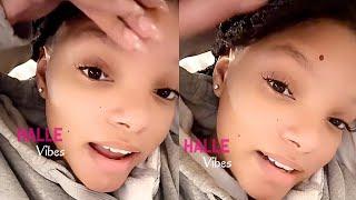 Halle Bailey in London to Perform with Chloe️