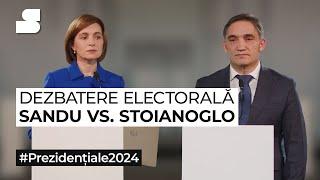 #Prezidențiale2024 | Dezbatere electorală: Maia Sandu vs. Alexandr Stoianoglo