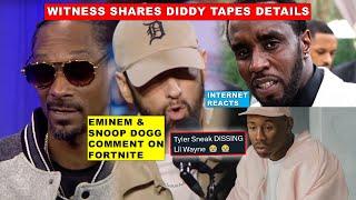 Tyler The Creator “Sneak DISSES” Wayne, Eminem & Snoop Comment on Fortnite Collab, Diddy Tapes, Lupe