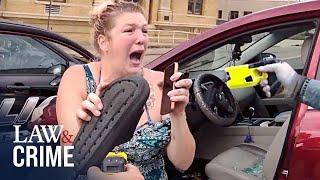 'Entitled’ Ohio Woman Gets Tased After Allegedly Ramming Police Cars