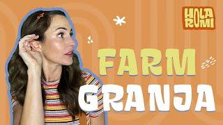 Farm Animals! Animales de Granja! Learn Spanish words for your favorite animals!