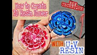 UV Resin Flower Bloom Technique | WOW  | Now Every One Can Make Resin Flowers | Experiment