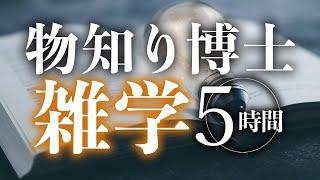 【睡眠導入】物知り博士雑学5時間【合成音声】