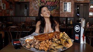 THE UNDEFEATED Legendary Mixed Grill Challenge | SMOKE HAUS | Leah Shutkever