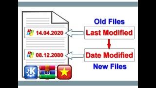  Thủ thuật thay đổi Date Modified ngày tạo mặc định của file bất kỳ mà Vẫn Giữ Tính Năng File Gốc.