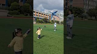 남매의 연날리기 | #연날리기 인천해양과학고등학교 | 凧揚げ #상민우리