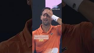 Novak FORGETS the rules of tennis!!  #shorts #9WWOS #tennis #AusOpen #Djokovic #Kyrgios